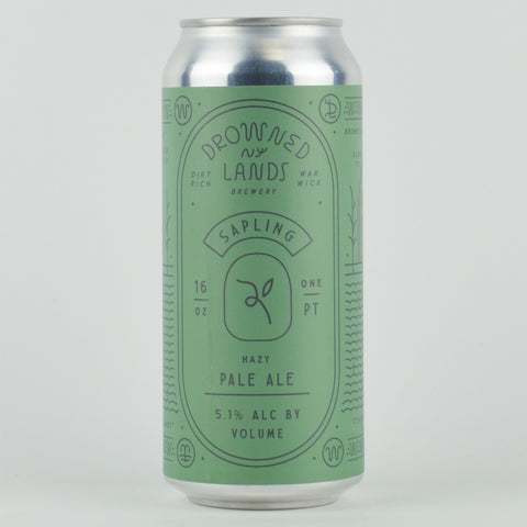 Drowned Lands "Sapling" Oak Fermented Hazy Pale Ale, New York (16oz Can)