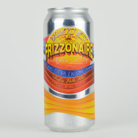 Brouwerij West "Frizzonaire" Hazy IPA, California (16oz Can)