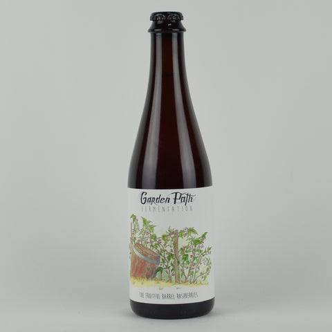 Garden Path "The Fruitful Barrel-Raspberries" Wild Ale, Washington (500ml Bottle)