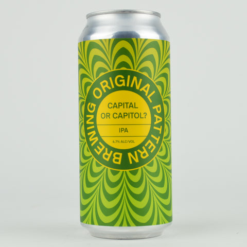 Original Pattern "Capital Or Capitol?" IPA, California (16oz Can)