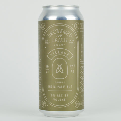 Drowned Lands "Tillage" Hazy Double IPA, New York (16oz Can)