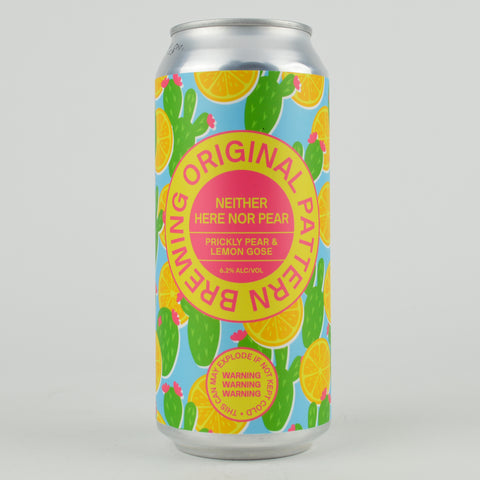 Original Pattern "Neither Here Nor Pear" Prickly Pear & Lemon Gose, California (16oz Can)