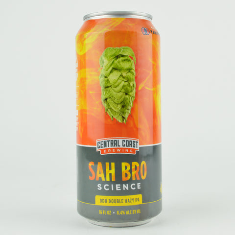 Central Coast Brewing "Sah Bro" DDH Double Hazy IPA, California (16oz Can)
