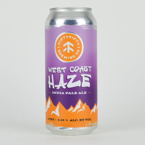 FiftyFifty "West Coast Haze" Hazy IPA, California (16oz Can)