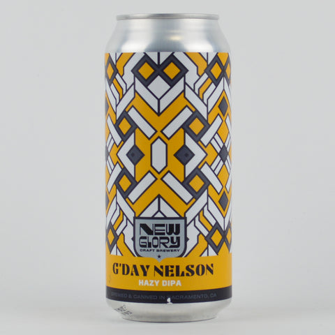 New Glory "G'Day Nelson" Hazy Double IPA, California (16oz Can)