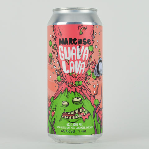 Narcose "Guava Lava" Gose w/Guava, Lime Peel, Coriander & Salt, Brazil (16oz Can)