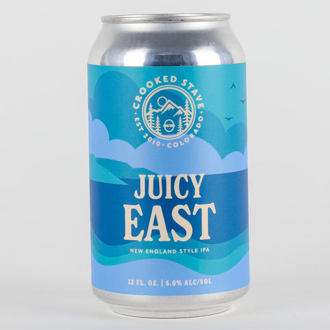 Crooked Stave "Juicy East" Hazy IPA, Colorado (12oz Can)