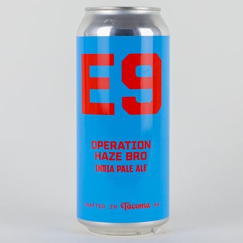 E9 "Operation Haze Bro" Hazy IPA, Washington (16oz Can)