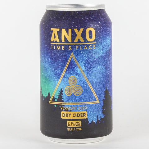 2020 ANXO "Time & Place VERMONT" Dry Cider, Washington D.C. (12oz Can)