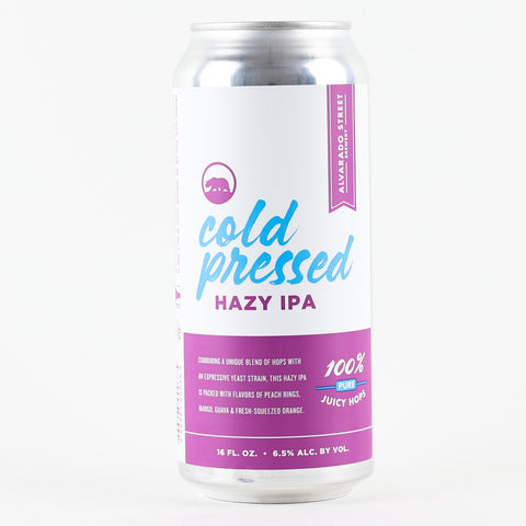 Alvarado Street "Cold Pressed" Hazy IPA, California (16oz Can)