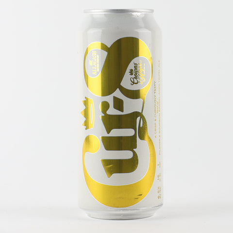 Allagash/Crown & Hops "Cur-8" Pilsner & Bourbon Barrel-Aged Triple Ale Blend, Maine (16oz Can)