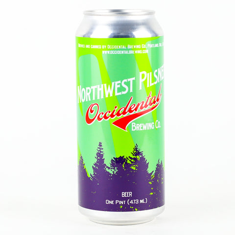 Occidental/Breakside "Northwest Pilsner" Hoppy Pilsner, Oregon (16oz Can)