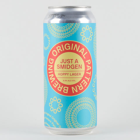 Original Pattern "Just A Smidgen" Hoppy Lager, California (16oz Can)