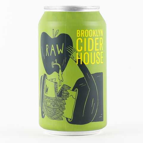 Brooklyn Cider House "Raw" Apple Cider, New York (12oz Can)