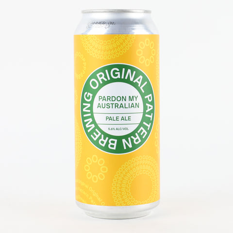 Original Pattern "Pardon My Australian" Pale Ale, California (16oz Can)