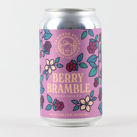 Crooked Stave "Berry Bramble" Fruited Sour Ale, Colorado (12oz Can)