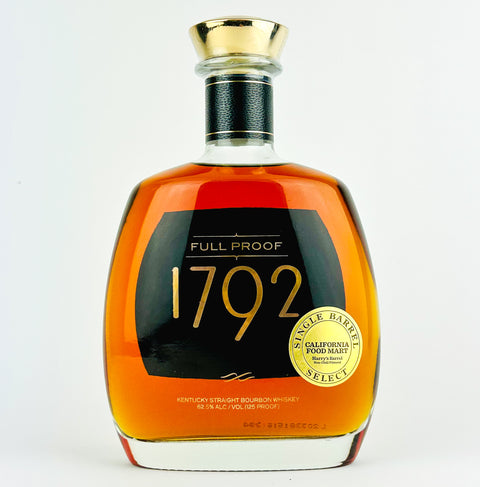 1792 "Full Proof-Single Barrel Select California Food Mart Harry's Barrel" Kentucky Straight Bourbon, Kentucky (750ml Bottle)