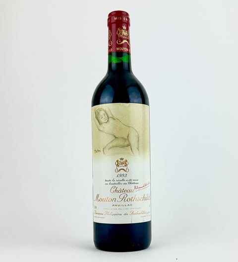 1993 Chateau Mouton Rothschild Pauillac (Balthus Label) (Torn Label)