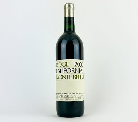 2000 Ridge "Monte Bello" Santa Cruz Mountains Red Blend