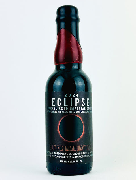 2024 FiftyFifty "Eclipse-Black Manhattan" Rye Bourbon Barrel Aged Imperial Stout w/Sicilian-Style Amaro Herbs, Dark Cherry and Bitters, California (375ml Bottle)