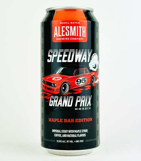 Alesmith "Speedway Grand Prix-Maple Bar Edition" Imperial Stout w/Maple Syrup, Coffee & Natural Flavors, California (16oz Can)