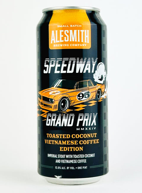 Alesmith "Speedway Grand Prix-Toasted Coconut Vietnamese Coffee Edition" Imperial Stout w/Toasted Coconut and Vietnamese Coffee, California (16oz Can)