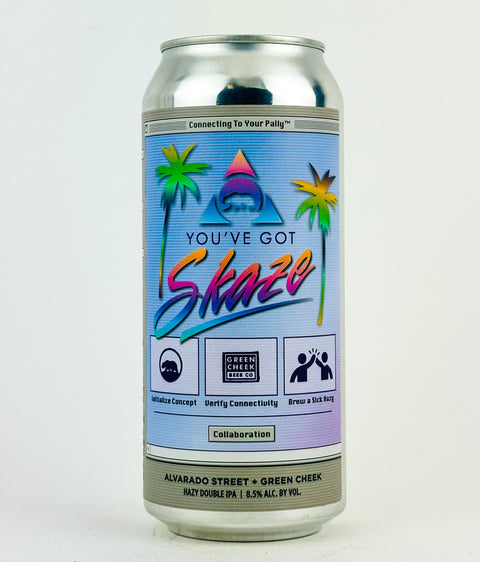 Alvarado Street/Green Cheek "You've Got Skaze" Hazy Double IPA, California (16oz Can)