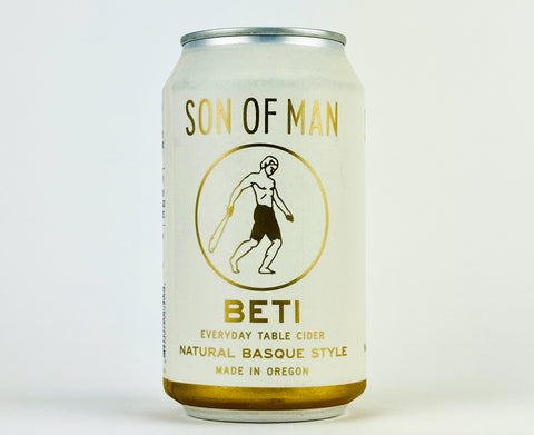 Son of Man "BETI" Basque Style Cider, Oregon  (12oz Can)