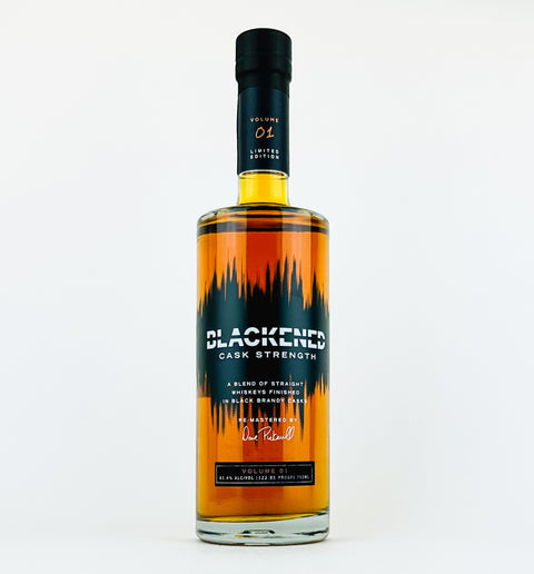 Blackened Cask Strength Blended Straight Whiskey Finished in Brandy Casks (750ml Bottle)