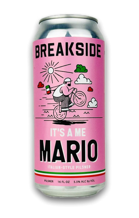 Breakside "It's A Me Mario" Italian Style Pilsner, Oregon (16oz Can)
