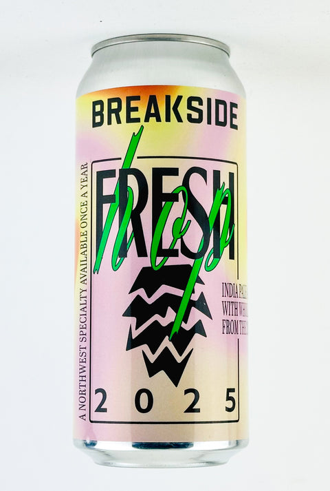 2025 Breakside Fresh Hop (Rough Beast Mosaic-Yellow, Purple, Orange) Hazy IPA, Oregon (16oz Can)