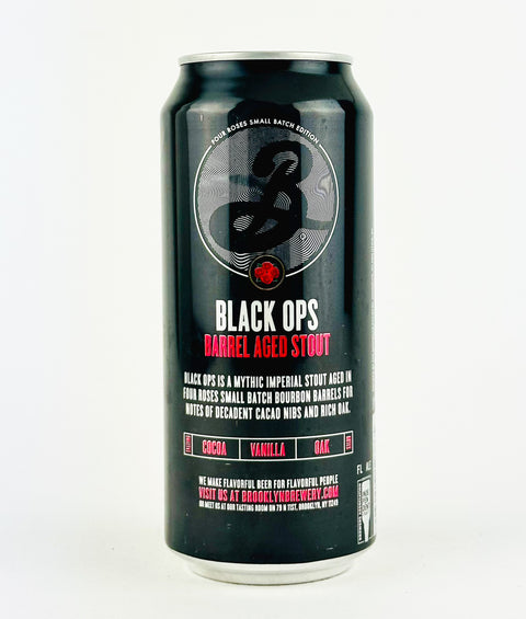Brooklyn Brewing "Black Ops" Barrel Aged Stout, New York (16oz Can)