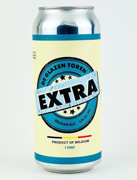 Brouwerij De Glazen Toren "Extra" Blonde Ale, Belgium (16oz Can)