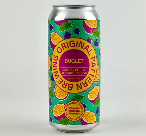 Original Pattern "Buglet" Passion Fruit & Blackberry Sour, California (16oz Can)