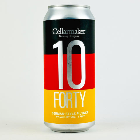 Cellarmaker/Urban Roots "10 Forty" German-Style Pilsner, California (16oz Can)