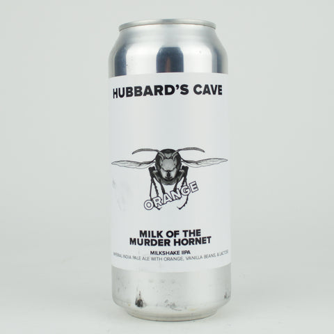 Hubbard's Cave "Milk of the Murder Hornet-Orange" Milkshake Imperial IPA, Illinois (16oz Can)