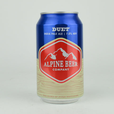 Alpine Beer Co. "Duet" IPA, California (12oz Can)
