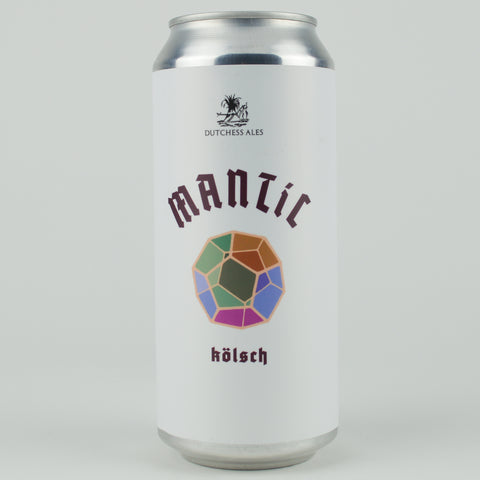 Dutchess Ales "Mantic" Kolsch, Missouri (16oz Can)