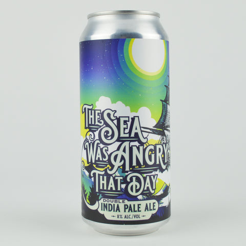 Vitamin Sea/Sand City "The Sea Was Angry That Day" Double Hazy IPA, Massachusetts (16oz Can)