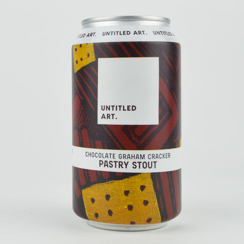 Untitled Art "Chocolate Graham Cracker" Pastry Stout, Wisconsin (12oz Can)