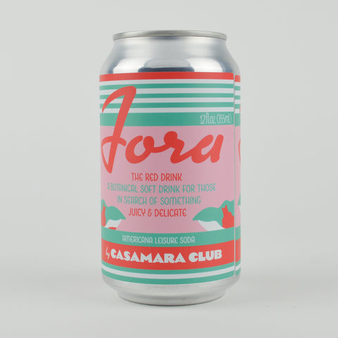 Casamara Club "Fora-The Red Drink" Americana Leisure Soda, Michigan (12oz Can)