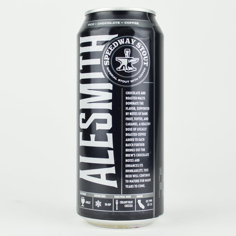Alesmith "Speedway Stout" Imperial Stout w/Coffee, California (16oz Can)