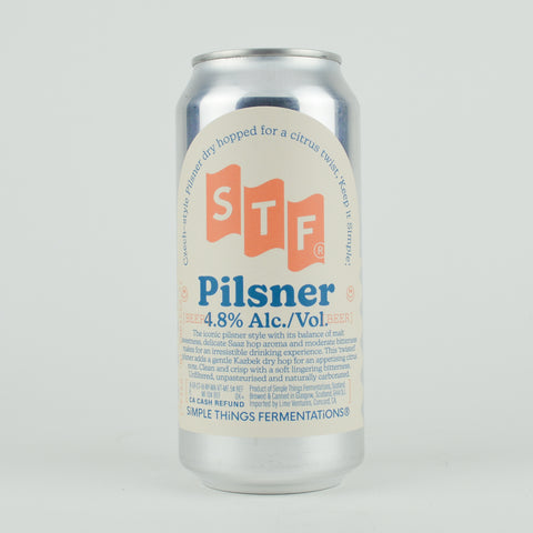 Simple Things Fermentation "Twisted" Dry Hopped Pilsner, Scotland (480ml Can)