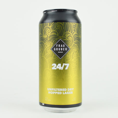 Frau Gruber "24/7" Unfiltered Dry Hopped Lager, Germany (440ml Can)