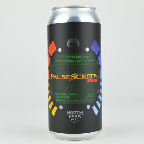 Alvarado Street/North Park Beer Co. "Pause Screen Music" Double Dry Hopped Double IPA, California (16oz Can)