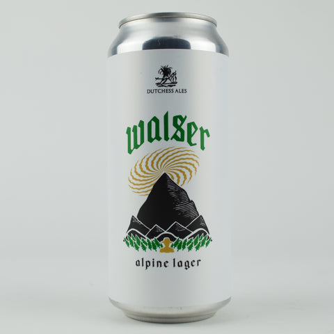 Dutchess Ales "Walser" Alpine Lager, Missouri (16oz Can)