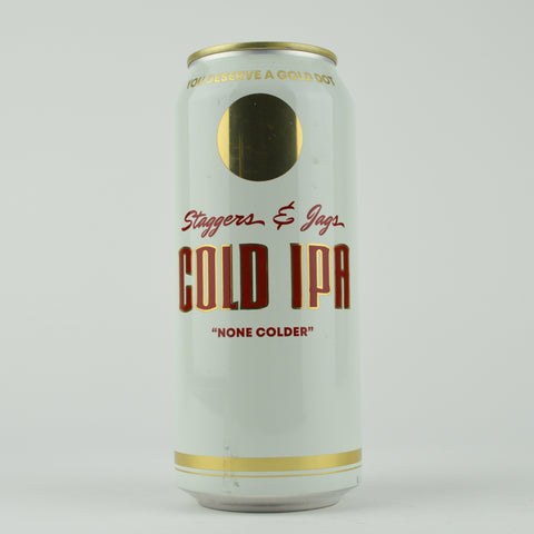 Gold Dot "Staggers & Jags" Cold IPA, Oregon (16oz Can)