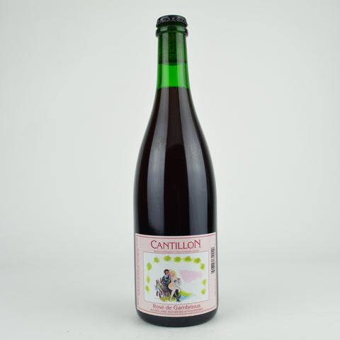 Cantillon "Rose de Gambrinus" Lambic w/Raspberries, Belgium (750ml Bottle)