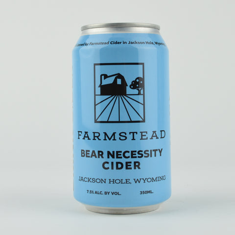 Farmstead "Bear Necessity" Cider, Wyoming (350ml Can)