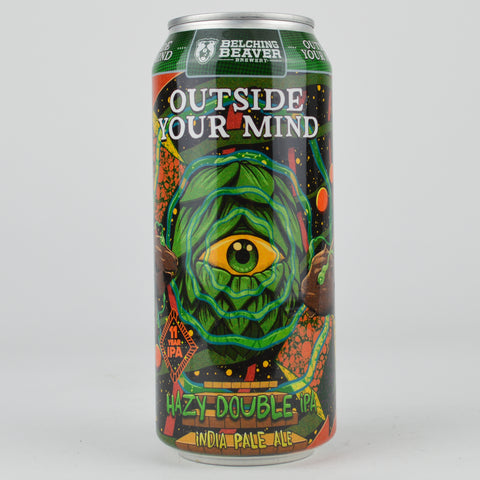 Belching Beaver "Outside Your Mind" Double Hazy IPA, California (16oz Can)
